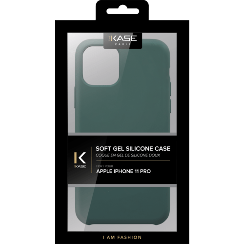 Crossbody Strap Soft Gel Silicone Case For Apple Iphone 11 Pro Moss Green Apple Iphone 11 Pro The Kase