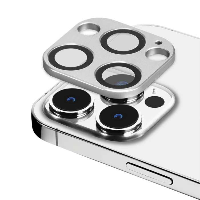 3 PCS Métal Verre Trempé Objectif De Caméra Film De Protection Pour IPhone  13 Pro Max 2021 Nouveau D