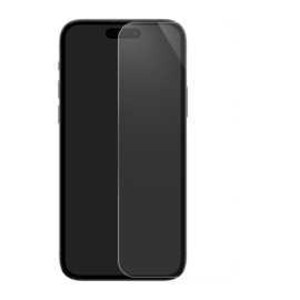 Protecteur d'écran en verre trempé de qualité supérieure pour Apple iPhone 15 Pro, transparent