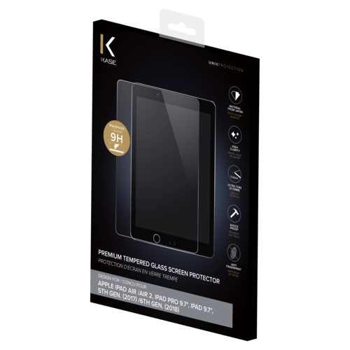 Protection d'écran premium en verre trempé pour Apple iPad Air/Air