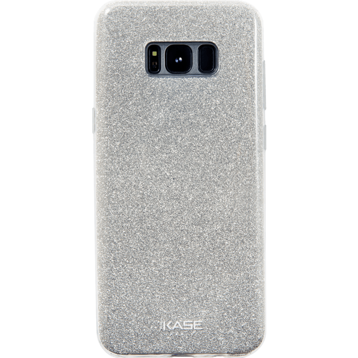 Coque slim pailletée étincelante pour Samsung Galaxy S8+, Argent