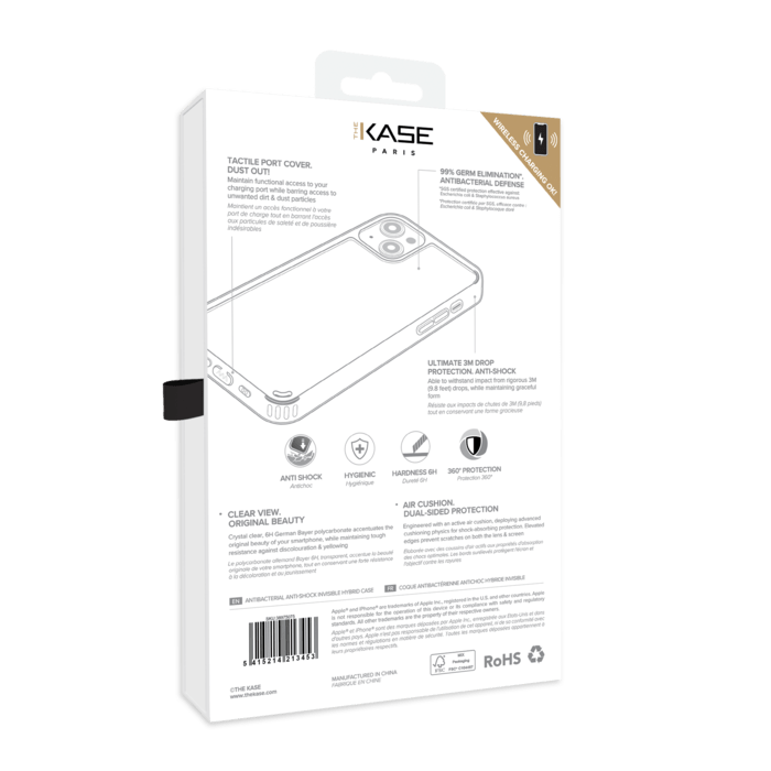 Coque Antichoc Silicone Transparent pour iPhone 13 MINI (5,4