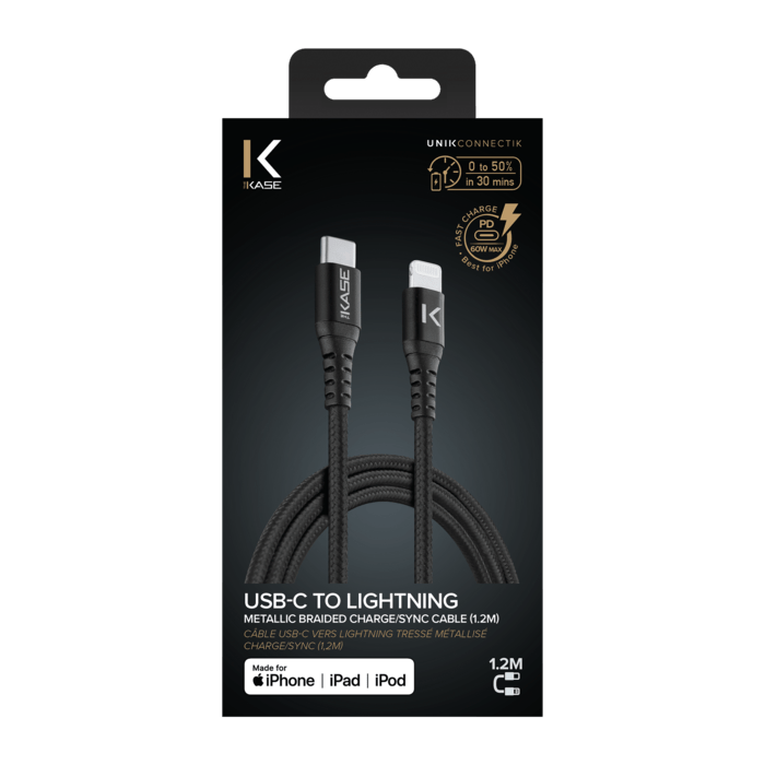 Câble USB-C vers MagSafe 3 (2 m) - Gris sidéral - Apple (FR)