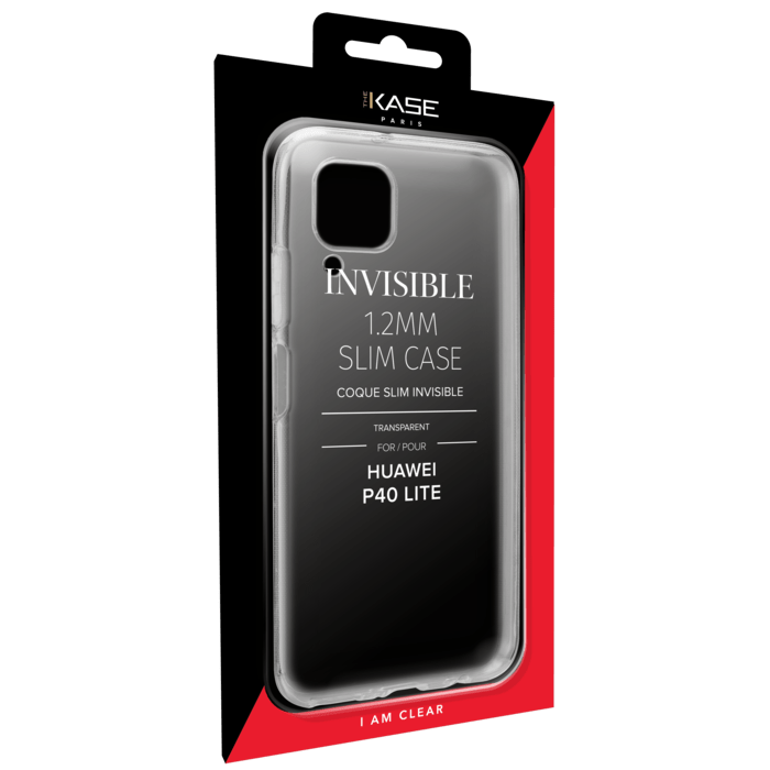 Coque Slim Invisible pour Huawei P40 Lite 1,2 mm, Transparent