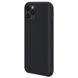 Coque en Gel de Silicone Doux pour iPhone 11 Pro, Noir satin