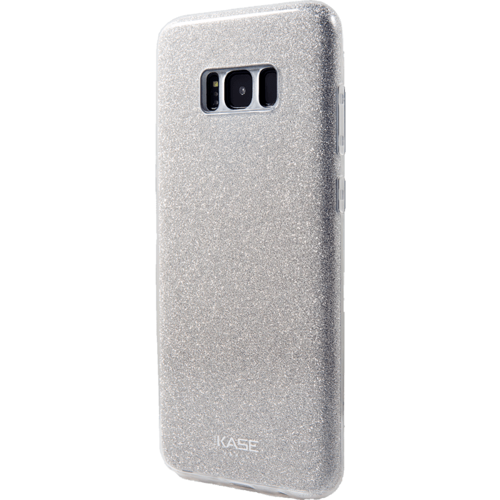 Coque slim pailletée étincelante pour Samsung Galaxy S8+, Argent