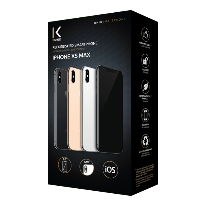 iPhone XS Max 64 Go - Batterie neuve - Produit reconditionné