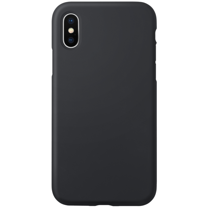 Anti Shock Soft Gel Silicone Case For Apple Iphone X Xs Satin Black The Kase