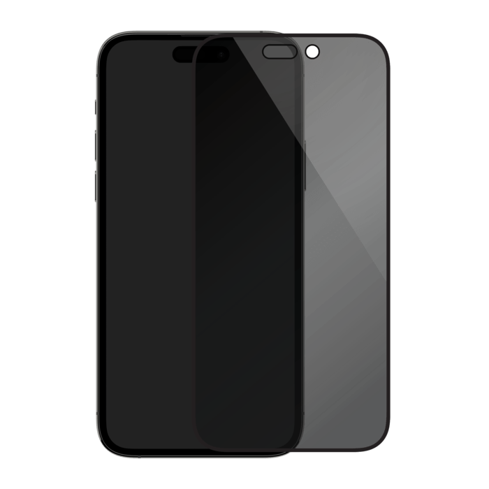 Protection d'écran Privée en verre trempé (100% de surface couverte) pour  Apple iPhone 14 Pro Max, Noir, Apple iPhone 14 Pro Max