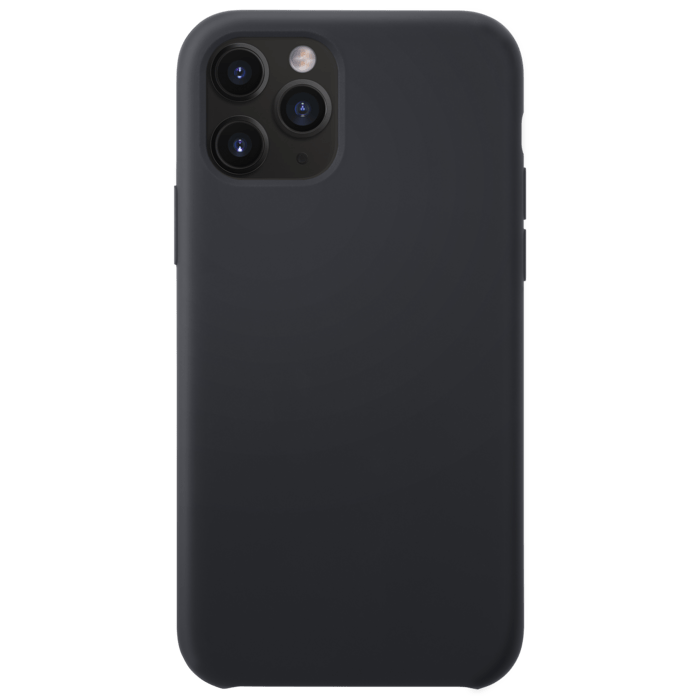 Coque en Gel de Silicone Doux pour iPhone 11 Pro, Noir satin