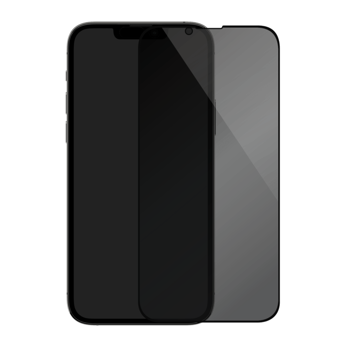 Verre trempé iPhone 13 Pro Max/14 Plus Full écran-Noir
