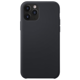 Coque en Gel de Silicone Doux pour iPhone 11 Pro, Noir satin